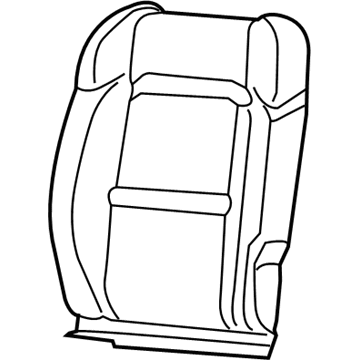 Jeep 6PU12NR3AG Seat Back Cover