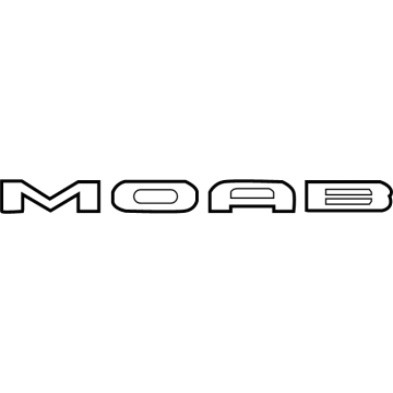 Mopar 6ND601XFAA Decal, Front