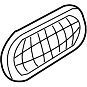 Mopar 55157022AA Nameplate, Front