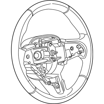 2020 Chrysler 300 Steering Wheel - 6VK65DX9AA