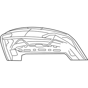 Mopar 68079066AE Trunk Lid, Rear