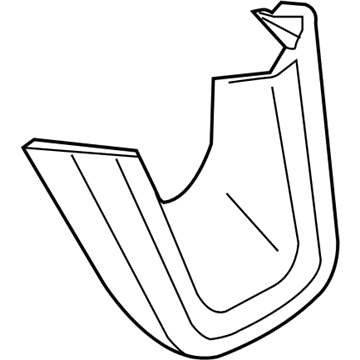 Mopar 68275032AA Lower Trim, Black/Chrome