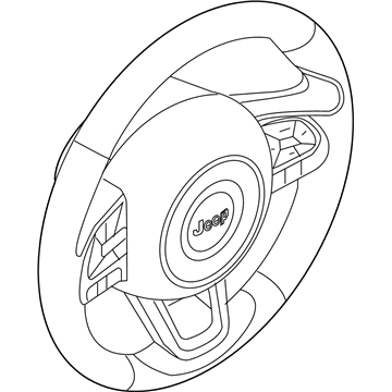 Jeep Renegade Steering Wheel - 7LW60LXFAA