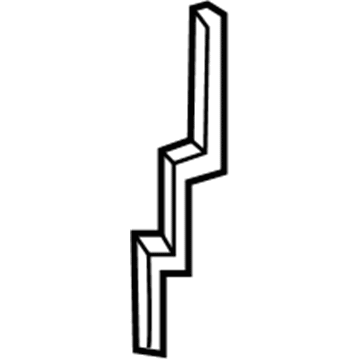 Mopar 68104018AB Lock Rod, Rear Passenger Side