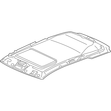 Mopar 6UJ33DX9AA Headliner, Black