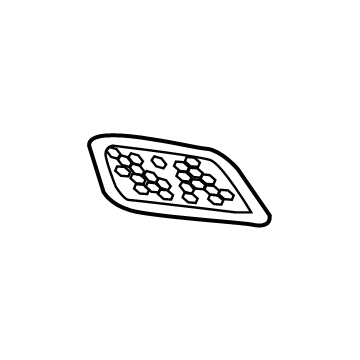 Mopar 68143098AC Insert Panel, Front Lower Passenger Side