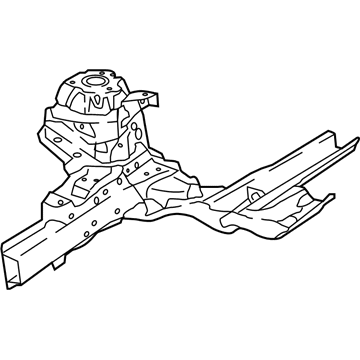 Jeep 68457076AF Apron/Rail Assembly