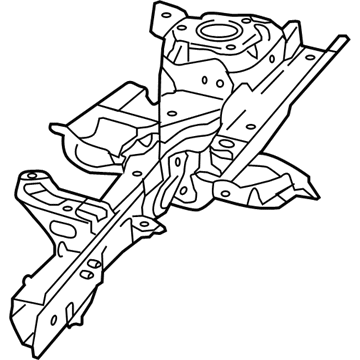 Jeep 68457077AF Apron/Rail Assembly