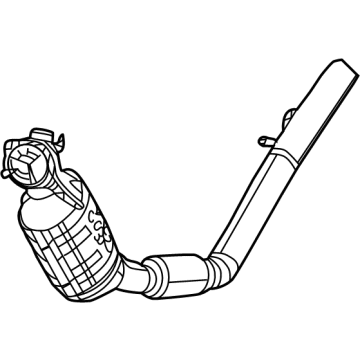 Jeep Wrangler Catalytic Converter - 68629623AA