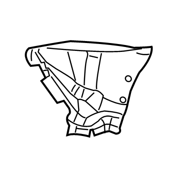 Mopar 68036268AC Tail Lamp Pocket, Rear Passenger Side