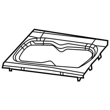 Chrysler 7JZ71DX9AA Bezel
