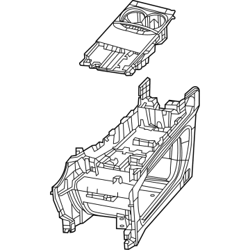 Chrysler 7FA51DX9AA Console