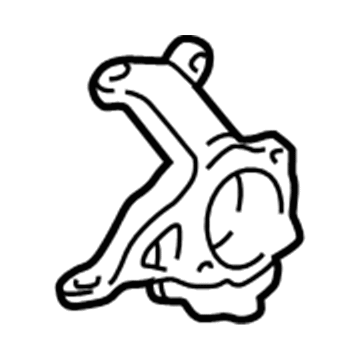 Mopar 5011977AB Knuckle, Front Driver Side
