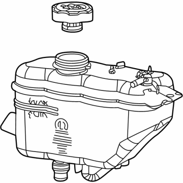 Jeep Grand Cherokee Coolant Reservoir - 68447874AB