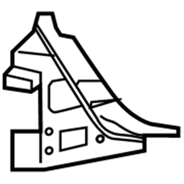 Mopar 68080966AA Trough, Rear Passenger Side