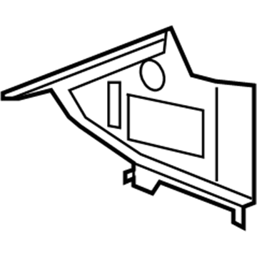 Mopar 68083478AB Extension Panel, Rear Passenger Side