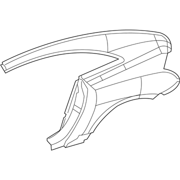 Mopar 5103497AA Quarter Panel, Rear Driver Side