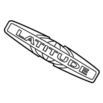 Mopar 68161450AD Nameplate, Rear