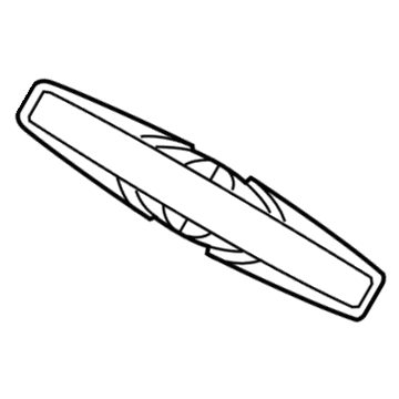 Mopar 68197921AD Nameplate, Rear