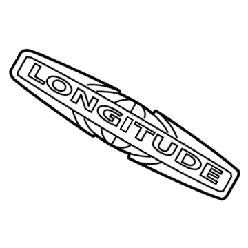 Mopar 68194470AD Nameplate, Rear