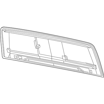 Jeep 68343605AM Back Glass