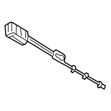 Mopar 68289089AA Buckle Assembly Buckle Assembly - Seat Belt