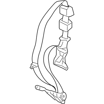 2012 Ram 3500 Seat Belt - 5KQ121DVAC