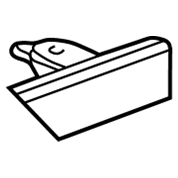 Mopar 5083923AA Rail End, Front Driver Side