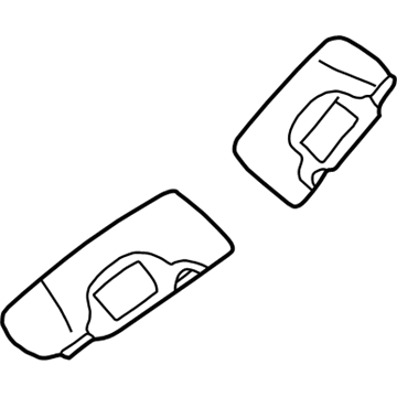Chrysler PT Cruiser Sun Visor - WC03MF1AB