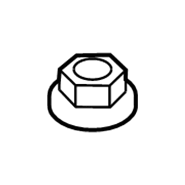 Dodge 6505297AA Foot Rest Nut