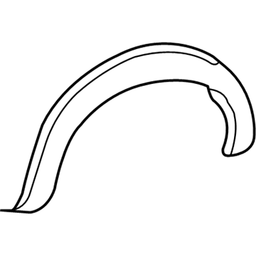 Mopar 5132499AA Flare, Rear Passenger Side