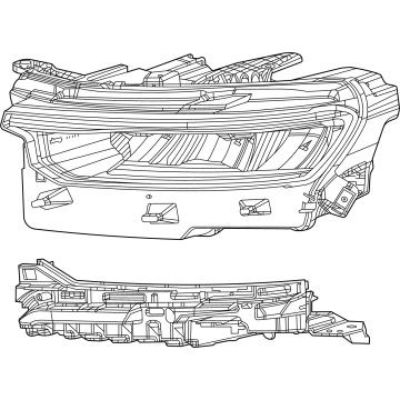 Jeep Grand Cherokee L Headlight - 68606232AA