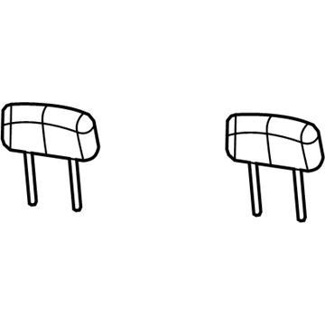 Ram 5NA67LA8AA Headrest, Outer
