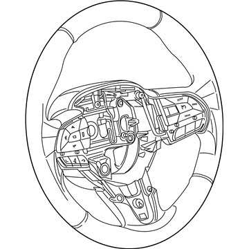 Chrysler Voyager Steering Wheel - 6EQ07DX9AB