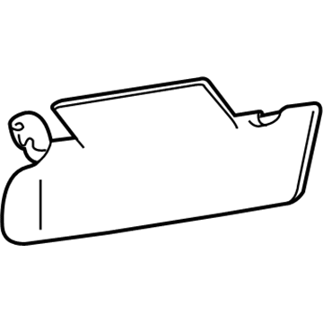 2004 Jeep Grand Cherokee Sun Visor - 5HG78TL2AC