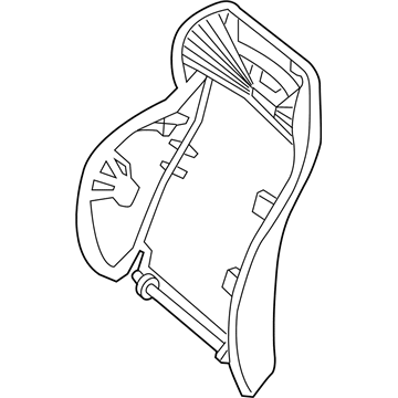 Mopar 5103033AA Seat Back Frame, Front Driver Side