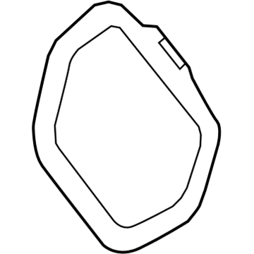 Mopar 5UW62LS5AA Bezel, Black, Front Passenger Side