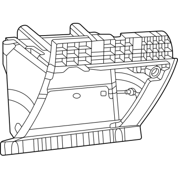 Dodge 7CS07DX9AA Glove Box Frame