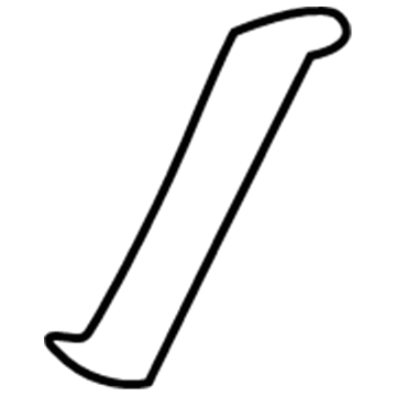 Mopar 5EY79HS5 Lower Molding, Neutral Gray, Rear Driver Side