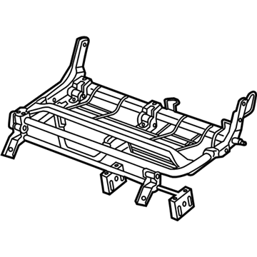 Mopar 68275694AA Cushion Frame, Rear Lower Driver Side