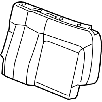 Mopar 5ZM20ND5AA Seat Back Cover, Rear Driver Side
