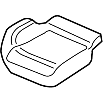 Mopar 5ZM21ND5AA Cushion Cover, Rear Passenger Side