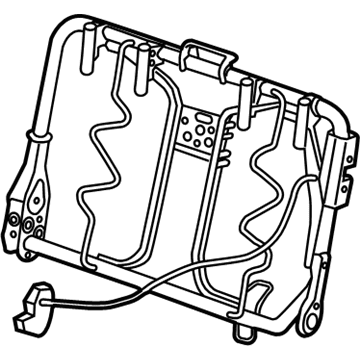 Mopar 68275775AA Seat Back Frame, Rear Driver Side