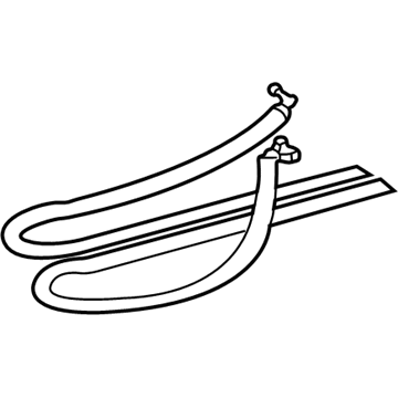 Mopar 4805243AA Washer Hose, Front