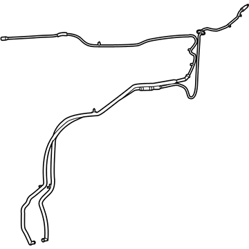 Mopar 68102967AA Reservoir Hose, Front