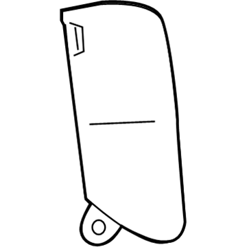 Mopar 1VF23BD1AC Sunvisor, Driver Side