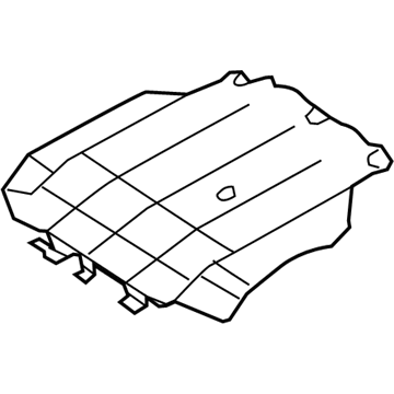 Mopar 5303981AF Splash Shield, Front