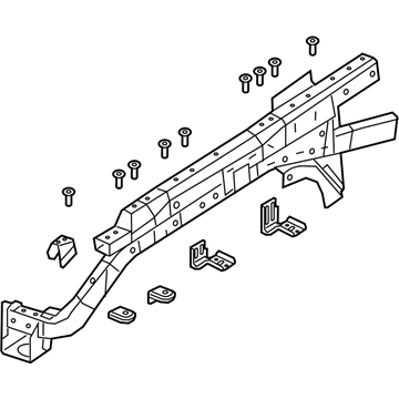 Mopar 68302689AL Side Rail, Front Upper Driver Side
