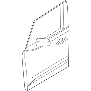 Mopar 68320801AA Door Shell, Front