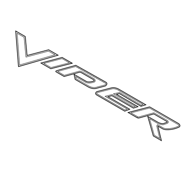 Mopar 5ZB95SZ0AA Nameplate